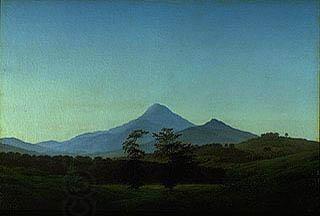 Caspar David Friedrich Bohmische Landschaft China oil painting art